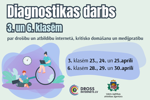 Diagnostikas darbs 3. un 6. klasēm