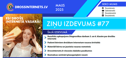 Iznācis 2025. gada MAIJA ziņu izdevums