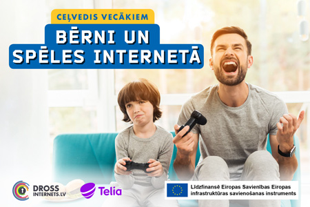 Ceļvedis vecākiem "Bērni un spēles internetā"