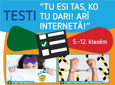 Testi "Tu esi tas, ko Tu dari"