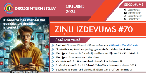 Iznācis 2024.gada OKTOBRA ziņu izdevums