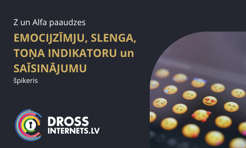 Emocijzīmju un jauniešu slenga špikeris