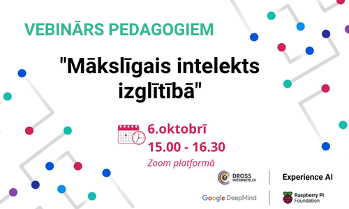 Vebinārs "Mākslīgais intelekts (MI) izglītībā"