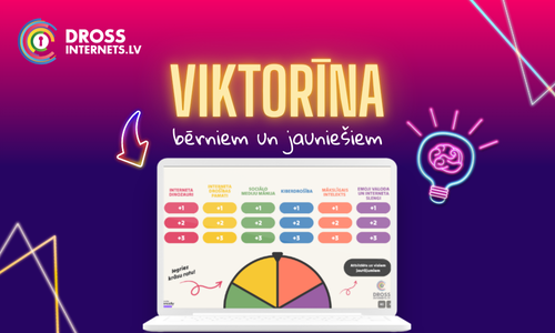 Drossinterets.lv viktorīna vasaras nometnēm