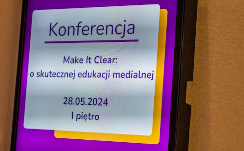 Dalība konferencē "Make it clear: Effective media education!"