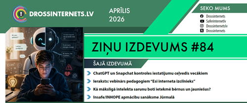 Iznācis 2026. gada APRĪĻA ziņu izdevums