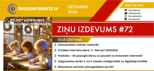 Iznācis 2024.gada DECEMBRA ziņu izdevums