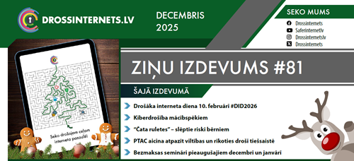 Iznācis 2025. gada DECEMBRA ziņu izdevums