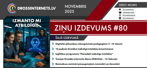 Iznācis 2025. gada NOVEMBRA ziņu izdevums