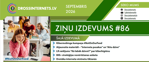 Iznācis 2026. gada SEPTEMBRA ziņu izdevums